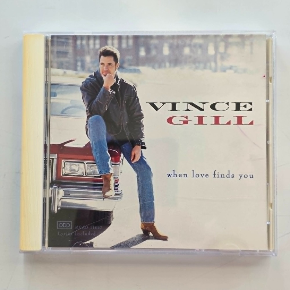 Vince Gill When Love Finds You 1994 CD Classic Country MCA Records Go Rest High